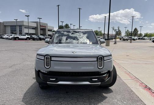 Gray 2024 Rivian R1S Adventure Quad Motor Large Pack
