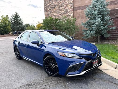 Blue 2023 Toyota Camry XSE