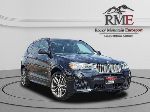Black 2017 BMW X3 xDrive28i