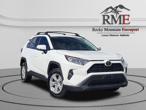 White 2021 Toyota RAV4 XLE