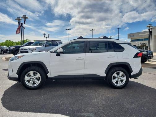 White 2021 Toyota RAV4 XLE