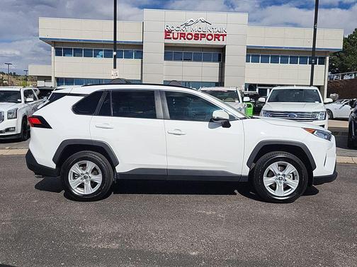 White 2021 Toyota RAV4 XLE