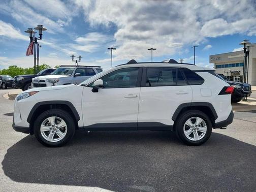 White 2021 Toyota RAV4 XLE