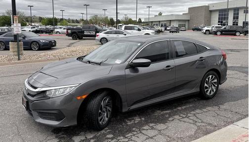 Silver 2016 Honda Civic EX
