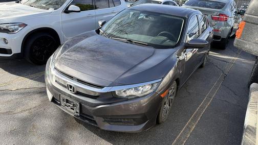 Silver 2016 Honda Civic EX