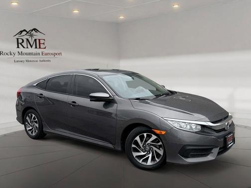 Silver 2016 Honda Civic EX