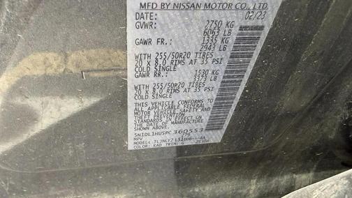 Gray 2023 INFINITI QX60 AUTOGRAPH