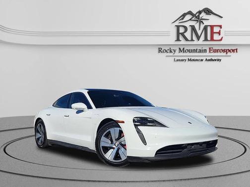 White 2022 Porsche Taycan 4S
