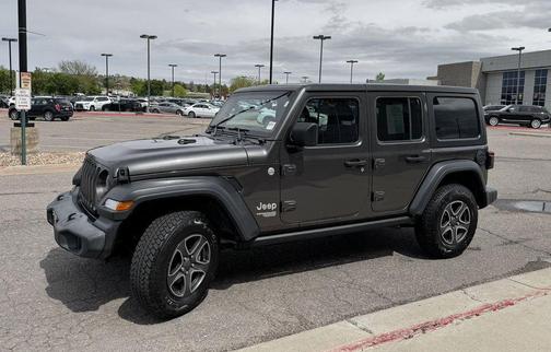 Gray 2019 Jeep Wrangler Unlimited Sport