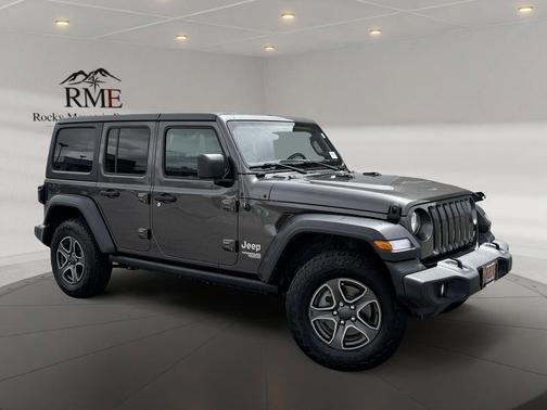 Gray 2019 Jeep Wrangler Unlimited Sport