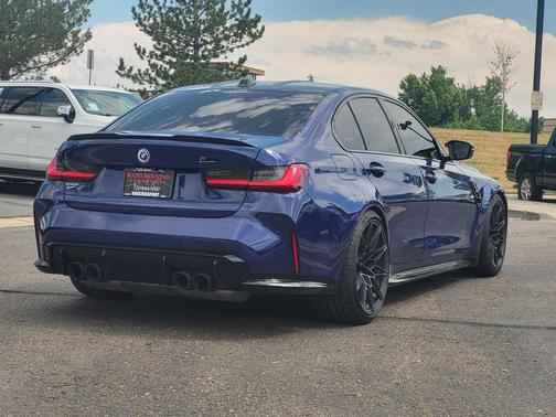 Blue 2023 BMW M3 Competition xDrive