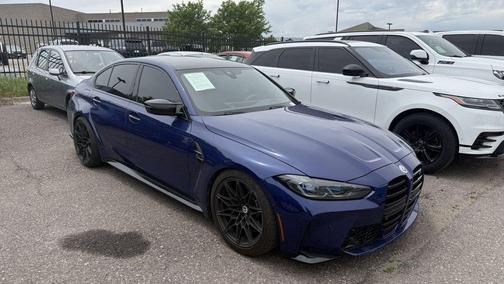 Blue 2023 BMW M3 Competition xDrive