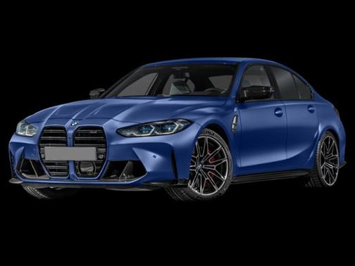 Blue 2023 BMW M3 Competition xDrive