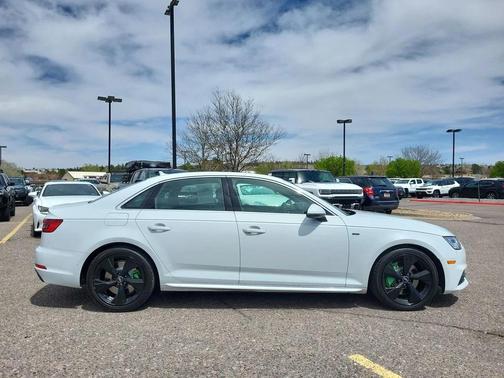 White 2017 Audi A4 2.0T Premium Plus