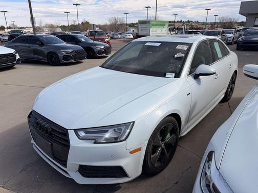 White 2017 Audi A4 2.0T Premium Plus