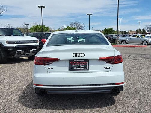 White 2017 Audi A4 2.0T Premium Plus