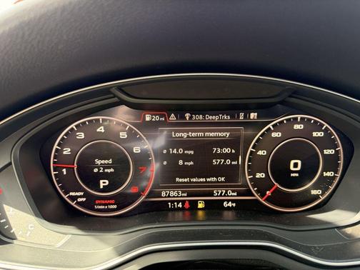 White 2017 Audi A4 2.0T Premium Plus