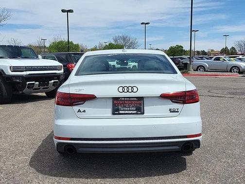 White 2017 Audi A4 2.0T Premium Plus