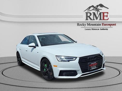 White 2017 Audi A4 2.0T Premium Plus