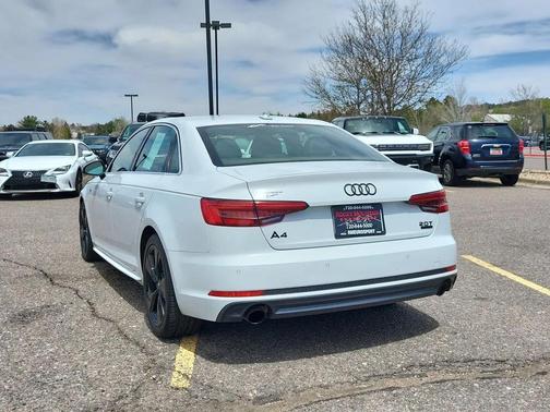 White 2017 Audi A4 2.0T Premium Plus