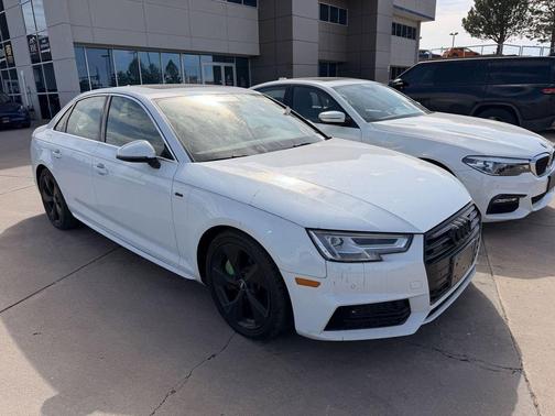 White 2017 Audi A4 2.0T Premium Plus