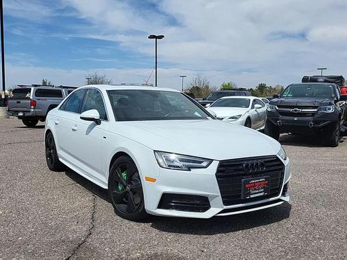 White 2017 Audi A4 2.0T Premium Plus