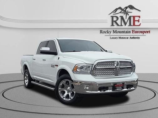 White 2018 RAM 1500 Laramie