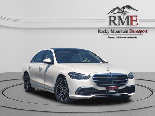 White 2023 Mercedes-Benz S-Class 4MATIC