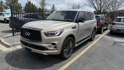Beige 2024 INFINITI QX80 SENSORY AWD