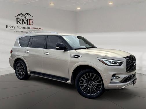 Beige 2024 INFINITI QX80 SENSORY AWD
