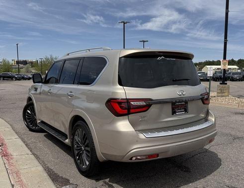 Beige 2024 INFINITI QX80 SENSORY AWD