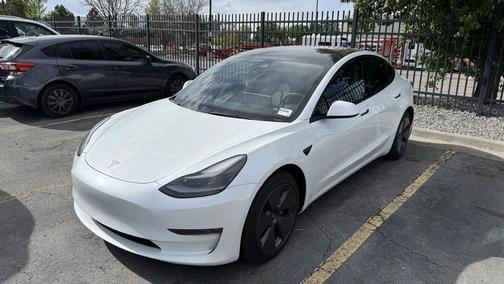 White 2022 Tesla Model 3 Long Range
