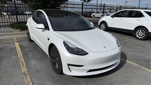 White 2022 Tesla Model 3 Long Range