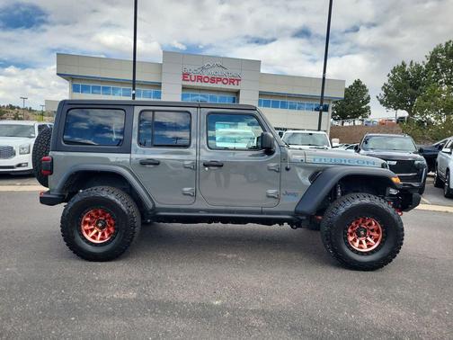 Gray 2022 Jeep Wrangler Unlimited 4xe Rubicon