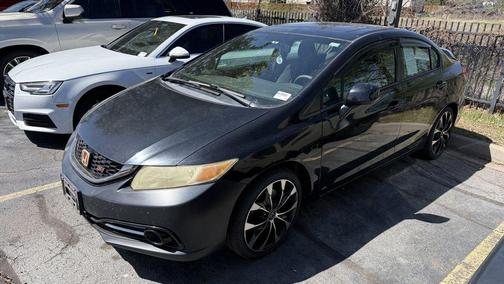 Black 2013 Honda Civic Si