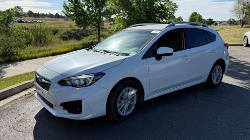 White 2018 Subaru Impreza 2.0i Premium