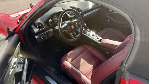 Red 2018 Porsche 718 Boxster Base