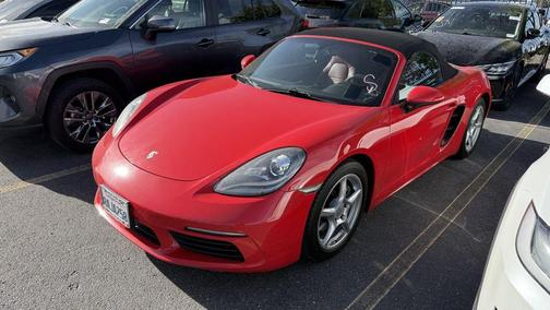 Red 2018 Porsche 718 Boxster Base