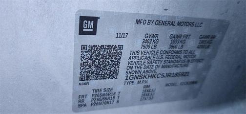 2018 Chevrolet Suburban LT