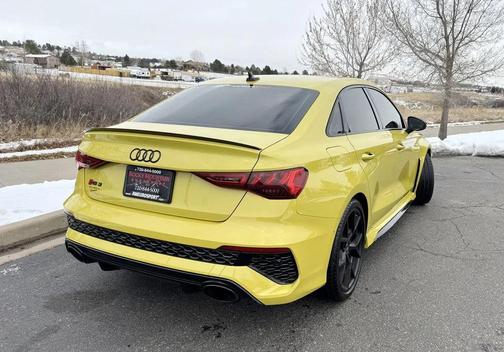 Yellow 2024 Audi RS 3 TFSI quattro S tronic