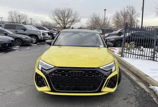 Yellow 2024 Audi RS 3 TFSI quattro S tronic