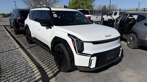 White 2024 Kia EV9 GT-Line
