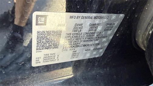 2019 Chevrolet Tahoe LT