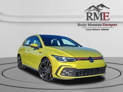 Yellow 2022 Volkswagen Golf GTI 2.0T S DSG