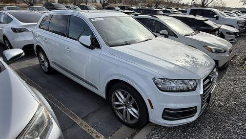White 2018 Audi Q7 3.0T Prestige