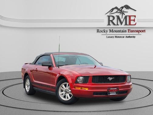 Maroon 2007 Ford Mustang Deluxe