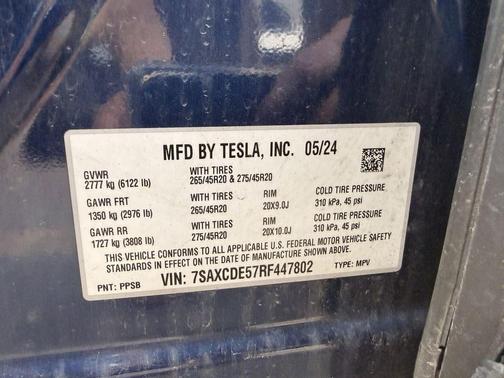 2024 Tesla Model X Long Range