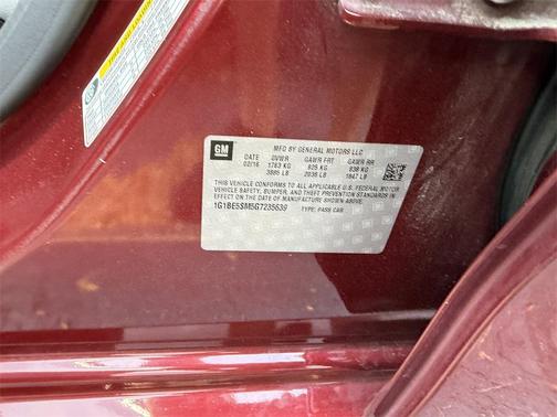 2016 Chevrolet Cruze LT Auto