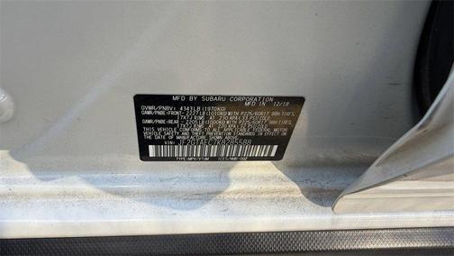 2019 Subaru Crosstrek 2.0i Premium