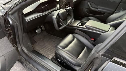 Gray 2021 Tesla Model S Plaid